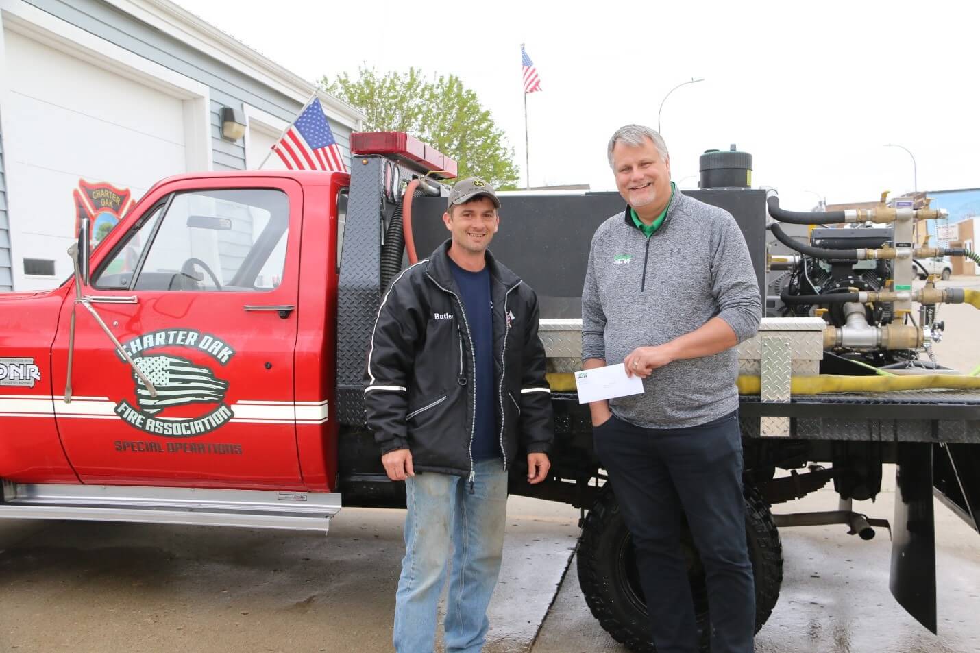 NEW Cooperative Donates to Charter Oak Fire Association NEW