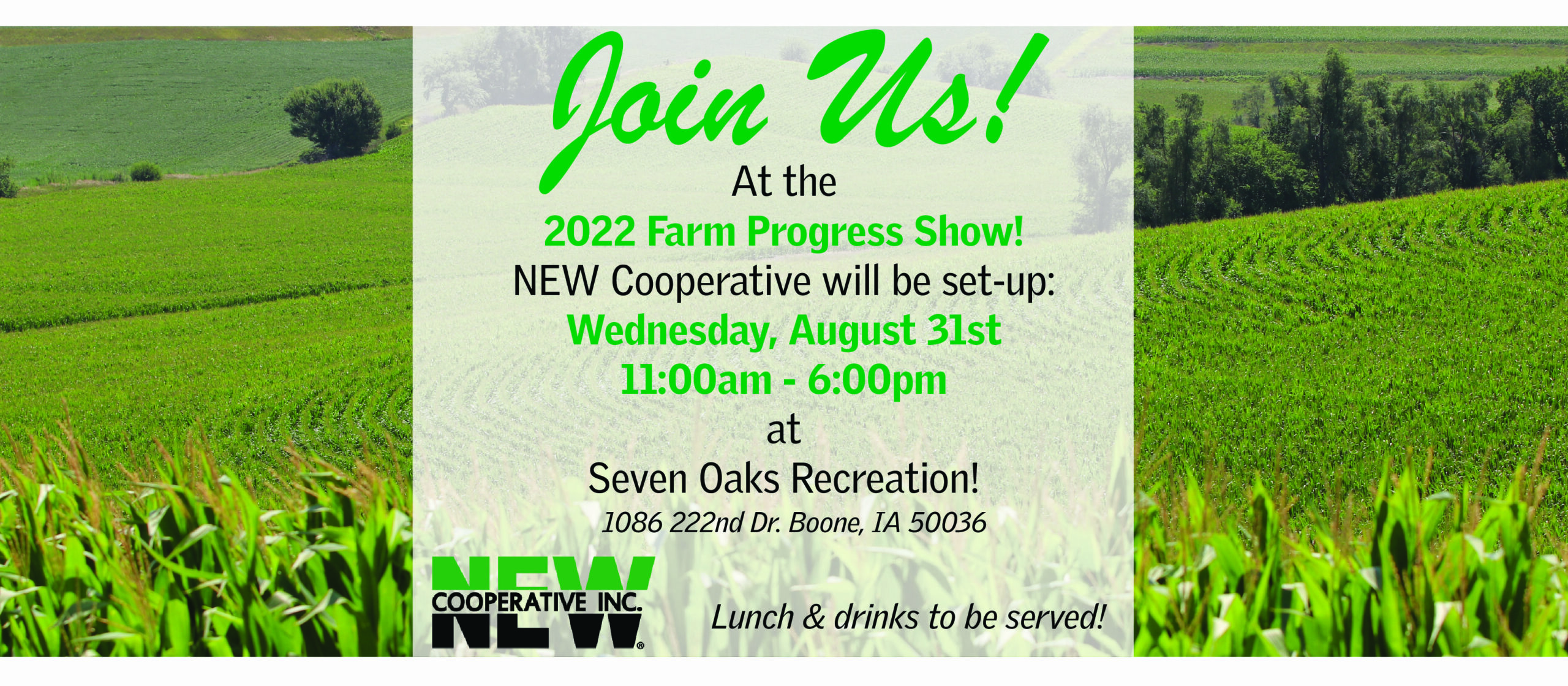 NEW Cooperative To Attend Farm Progress Show NEW Cooperative Inc.